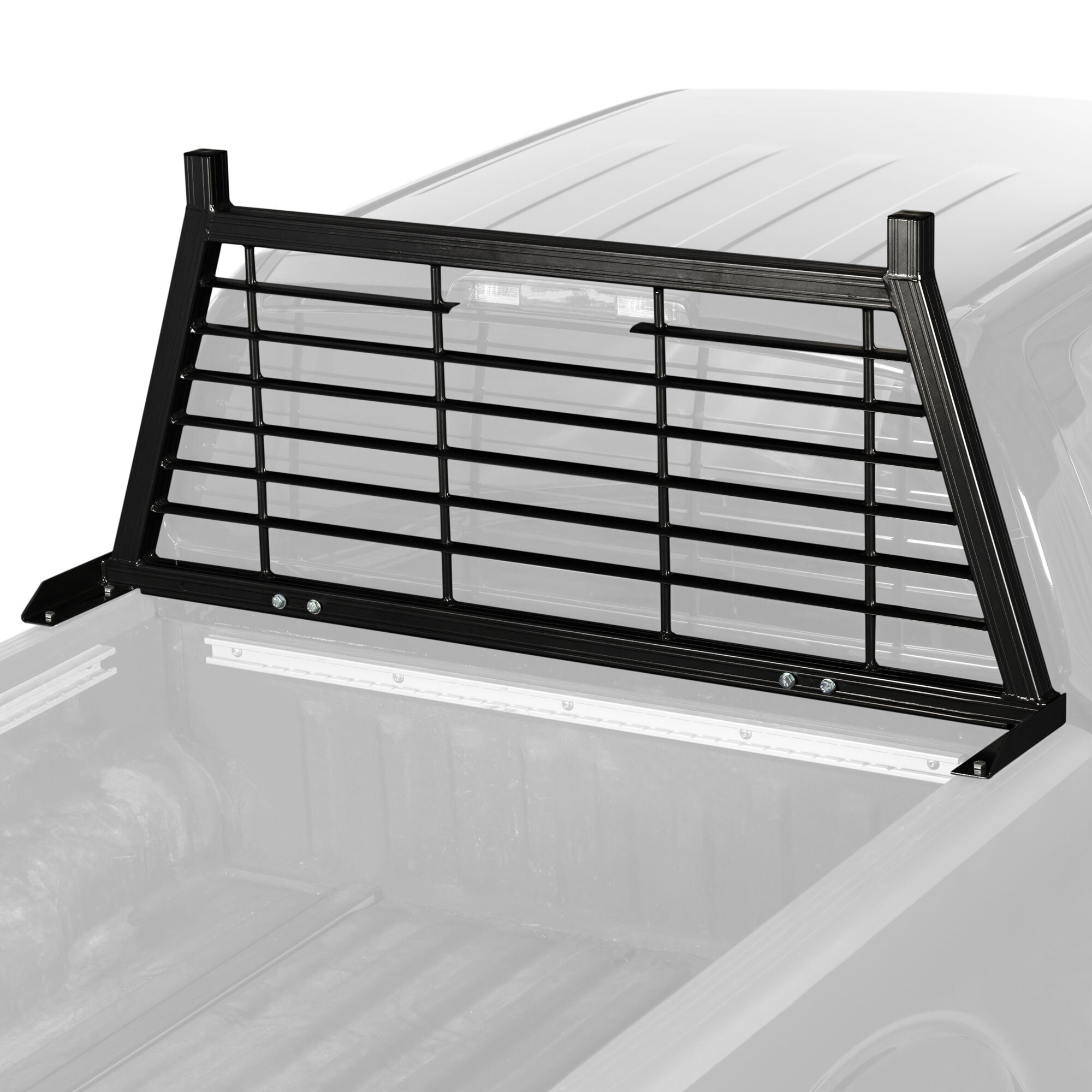 Elevate Outdoor, Alum. Adjustable Headache Rack, Color Black, Material Aluminum, Model# AHAR